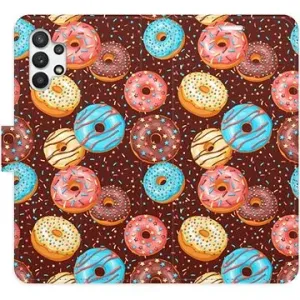 iSaprio flip puzdro Donuts Pattern na Samsung Galaxy A32