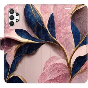 iSaprio flip puzdro Pink Leaves pre Samsung Galaxy A32