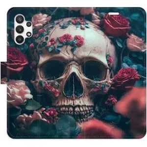 iSaprio flip puzdro Skull in Roses 02 na Samsung Galaxy A32