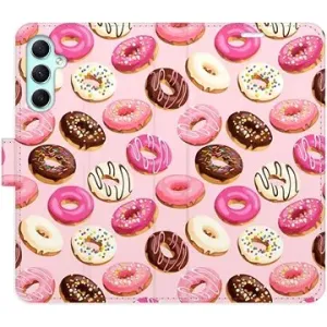 iSaprio flip puzdro Donuts Pattern 03 na Samsung Galaxy A34 5G