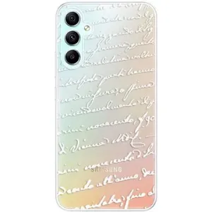 iSaprio Handwriting 01 pro white na Samsung Galaxy A34 5G