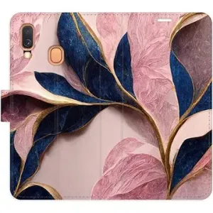 iSaprio flip puzdro Pink Leaves pre Samsung Galaxy A40