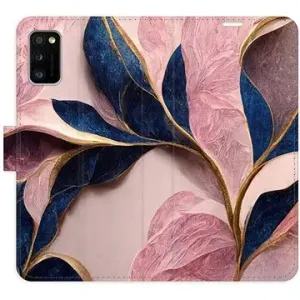 iSaprio flip puzdro Pink Leaves pre Samsung Galaxy A41