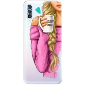 iSaprio My Coffe and Blond Girl na Samsung Galaxy A50