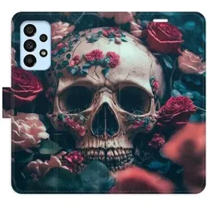 iSaprio flip puzdro Skull in Roses 02 pre Samsung Galaxy A53 5G