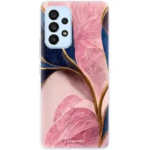 iSaprio Pink Blue Leaves na Samsung Galaxy A53 5G