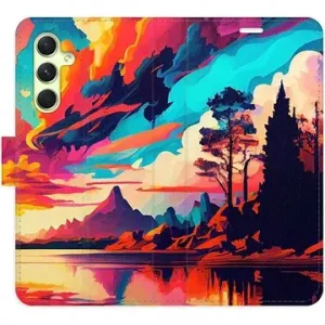 iSaprio flip puzdro Colorful Mountains 02 na Samsung Galaxy A54 5G