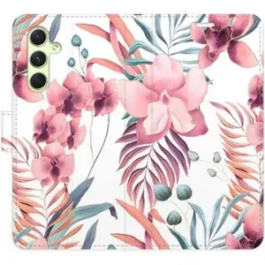 iSaprio flip puzdro Pink Flowers 02 na Samsung Galaxy A54 5G