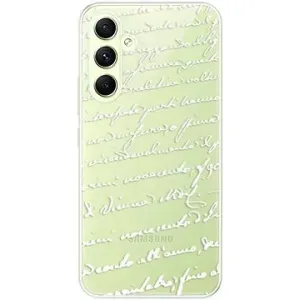 iSaprio Handwriting 01 white pre Samsung Galaxy A54 5G