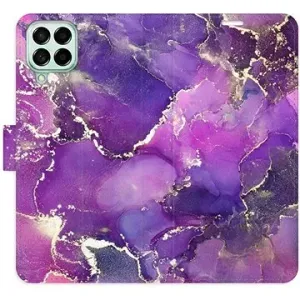 iSaprio flip puzdro Purple Marble pre Samsung Galaxy M53 5G