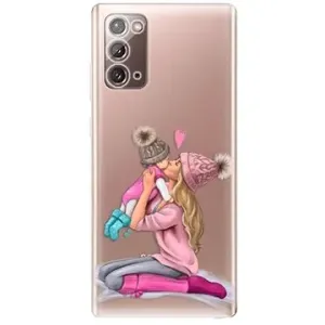 iSaprio Kissing Mom - Blond and Girl na Samsung Galaxy Note 20
