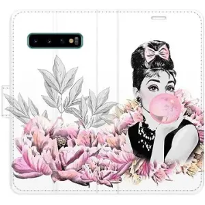 iSaprio flip puzdro Girl with bubble na Samsung Galaxy S10