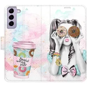 iSaprio Donut Worry Girl pro pro Samsung Galaxy S22 5G
