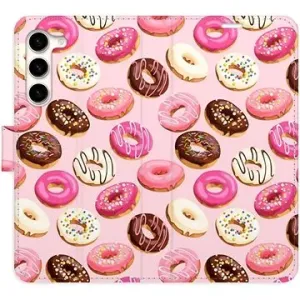 iSaprio flip puzdro Donuts Pattern 03 pre Samsung Galaxy S23+ 5G