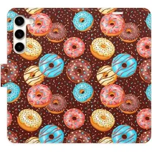 iSaprio flip puzdro Donuts Pattern na Samsung Galaxy S23+ 5G