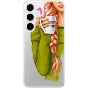 iSaprio My Coffe and Redhead Girl – Samsung Galaxy S24+