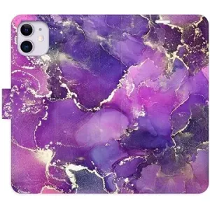 iSaprio flip puzdro Purple Marble pre iPhone 11