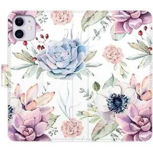 iSaprio flip puzdro Succulents Pattern pre iPhone 11