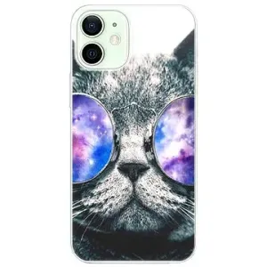 iSaprio Galaxy Cat na iPhone 12 mini