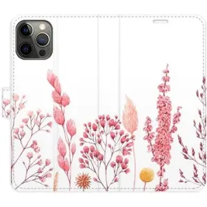 iSaprio flip puzdro Pink Flowers 03 pre iPhone 12/12 Pro