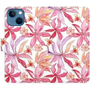 iSaprio flip puzdro Flower Pattern 10 pre iPhone 13 mini