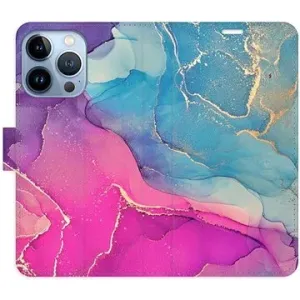 iSaprio flip puzdro Colour Marble 02 pre iPhone 13 Pro
