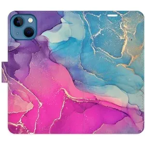iSaprio flip puzdro Colour Marble 02 pre iPhone 13