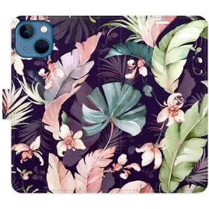 iSaprio flip puzdro Flower Pattern 08 pre iPhone 13