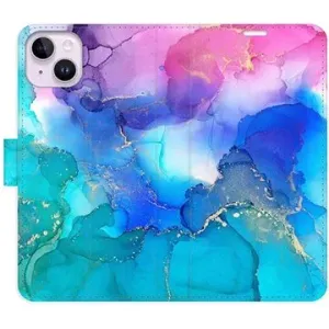 iSaprio flip puzdro BluePink Paint na iPhone 14 Plus