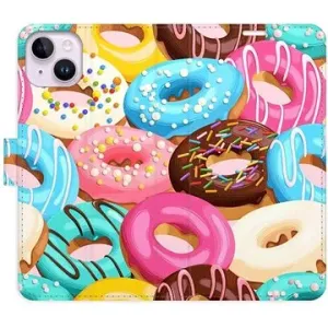 iSaprio flip puzdro Donuts Pattern 02 na iPhone 14 Plus