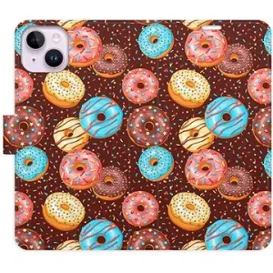 iSaprio flip puzdro Donuts Pattern pre iPhone 14 Plus