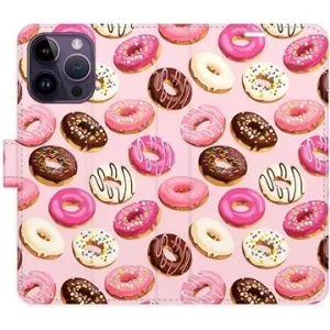 iSaprio flip puzdro Donuts Pattern 03 pre iPhone 14 Pro Max