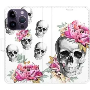 iSaprio flip puzdro Crazy Skull pre iPhone 14 Pro