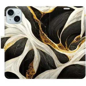 iSaprio BlackGold Marble na iPhone 15 Plus