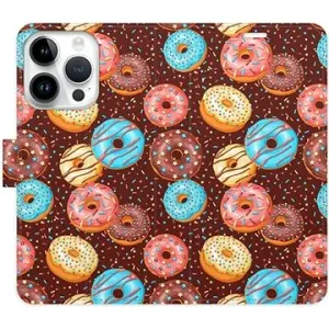 iSaprio flip puzdro Donuts Pattern pre iPhone 15 Pro