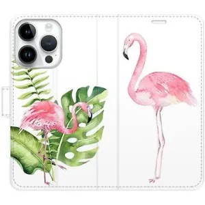 iSaprio flip puzdro Flamingos pre iPhone 15 Pro