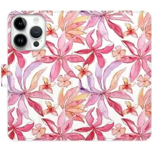 iSaprio flip puzdro Flower Pattern 10 pre iPhone 15 Pro