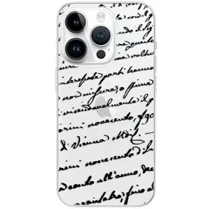 iSaprio Handwriting 01 black pre iPhone 15 Pro