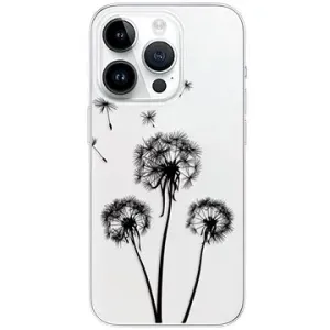 iSaprio Three Dandelions black pre iPhone 15 Pro