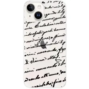 iSaprio Handwriting 01 black pre iPhone 15