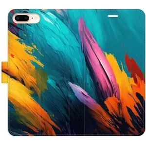 iSaprio flip puzdro Orange Paint 02 pre iPhone 7 Plus