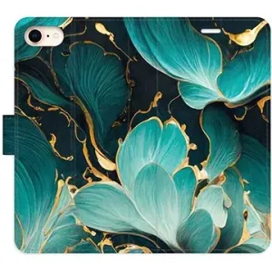 iSaprio flip puzdro Blue Flowers 02 pre iPhone 7/8/SE 2020