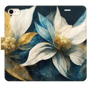iSaprio flip puzdro Gold Flowers pre iPhone 7/8/SE 2020
