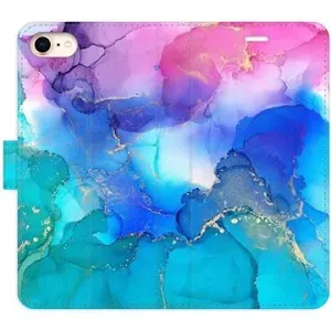 iSaprio flip puzdro BluePink Paint pre iPhone 7/8/SE 2020