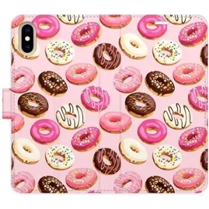 iSaprio flip puzdro Donuts Pattern 03 pre iPhone X/XS