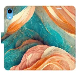 iSaprio flip puzdro Blue and Orange pre iPhone XR