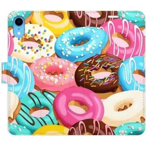 iSaprio flip puzdro Donuts Pattern 02 pre iPhone XR