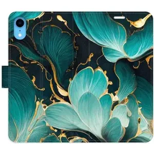 iSaprio flip puzdro Blue Flowers 02 na iPhone XR
