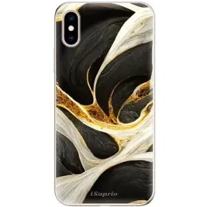 iSaprio Black and Gold na iPhone XS