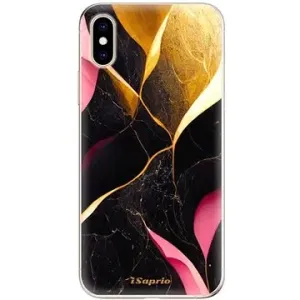 iSaprio Gold Pink Marble na iPhone XS